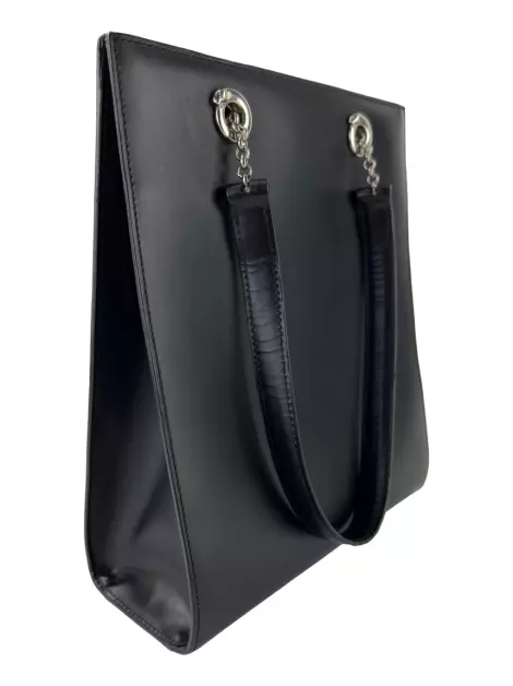 Bolsa Tote Cartier Couro Preto