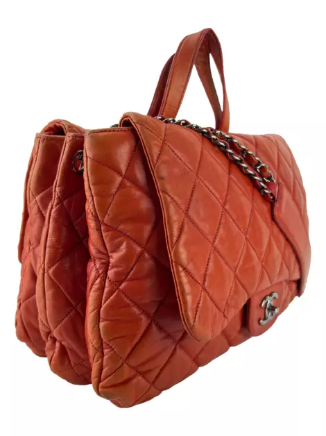 Bolsa Tote Chanel 3 Bag Double Sided Quilted Vermelho