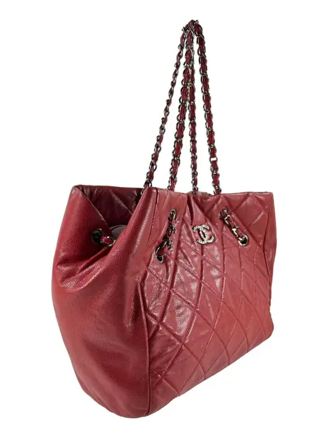 Bolsa Tote Chanel Cells Soft Caviar Vermelha