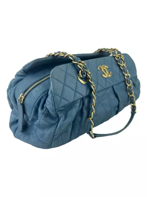 Bolsa Tote Chanel Chic Azul