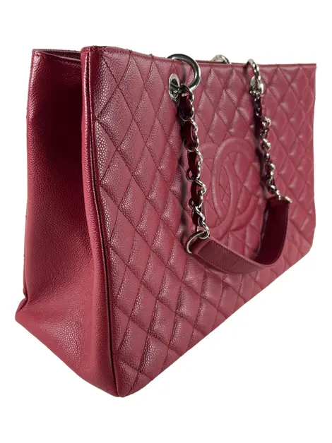 Bolsa Tote Chanel Grand Shopping Tote GST Vermelho