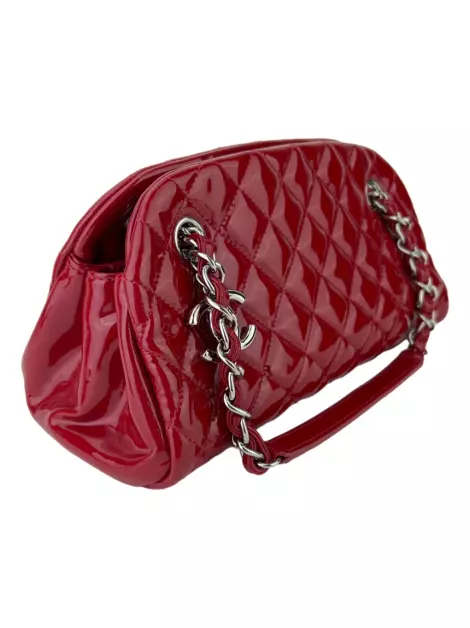 Bolsa Tote Chanel Mademoiselle Verniz Vermelha