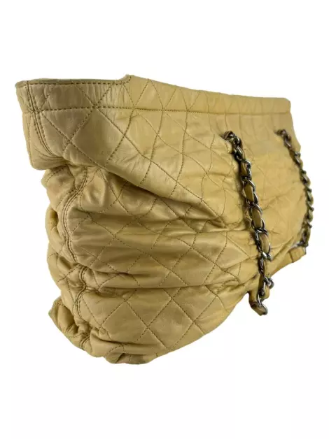 Bolsa Tote Chanel Sharpei Quilted Bege