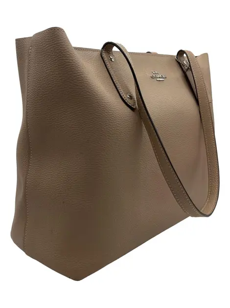 Bolsa Tote Coach Central Zip Bege