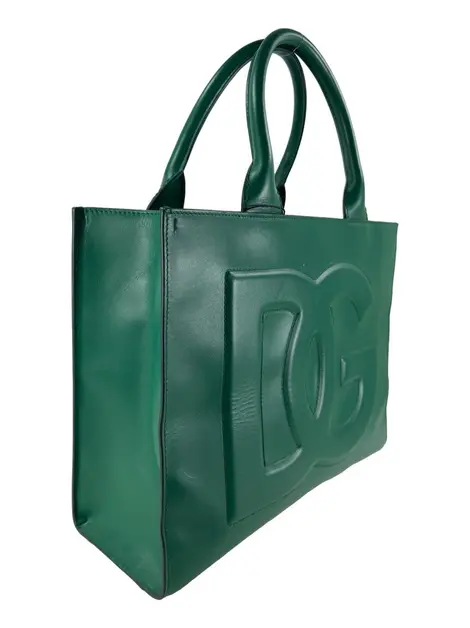 Bolsa Tote Dolce & Gabbana DG Daily Couro Verde