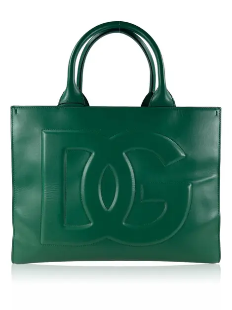 Bolsa Tote Dolce & Gabbana DG Daily Couro Verde