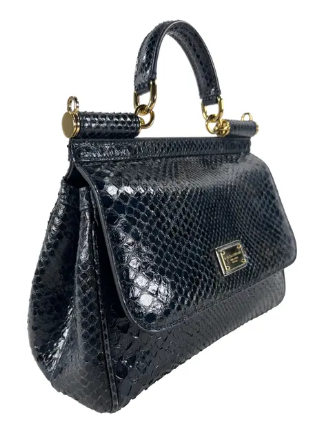 Bolsa Tote Dolce & Gabbana Miss Sicily Top Handle Azul