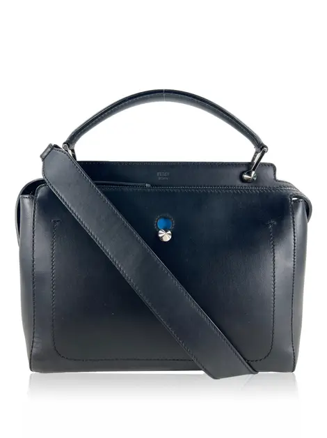 Bolsa Tote Fendi Dotcom Preta