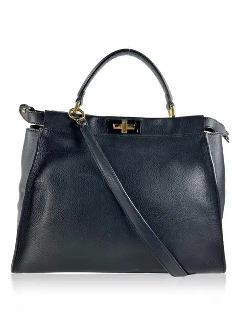 Bolsa Tote Fendi Peekaboo Large Preto