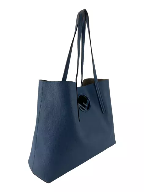 Bolsa Tote Fendi Shopping Logo Azul
