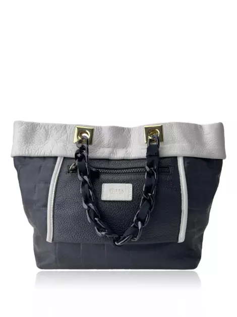 Bolsa Tote Furla Chain Bicolor