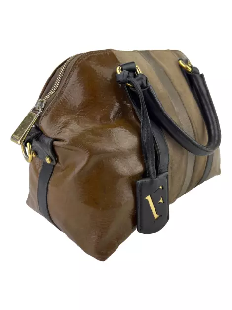 Bolsa Tote Furla Couro Marrom