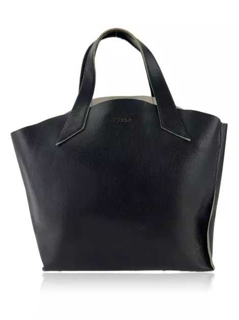 Bolsa Tote Furla Couro Preta