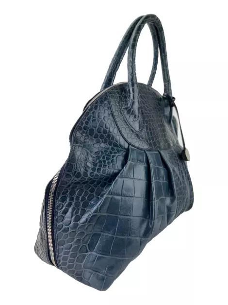 Bolsa Tote Furla Embossed Azul