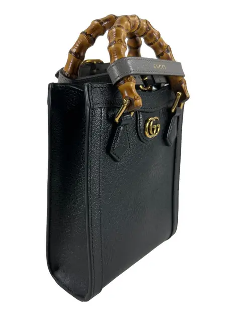 Bolsa Tote Gucci Diana Mini Preta