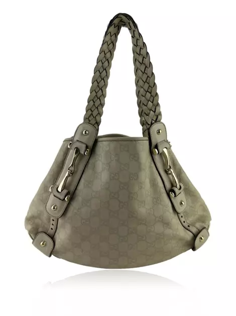 Bolsa Tote Gucci Guccissima Pelham Off-White