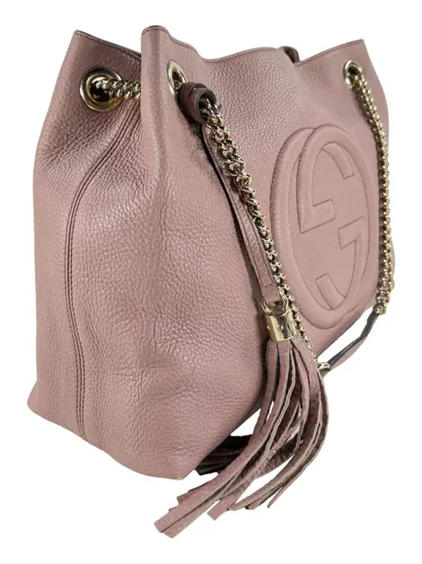 Bolsa Tote Gucci Soho Chain Rosa