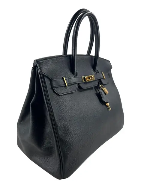 Bolsa Tote Hermès Birkin Epsom Preta