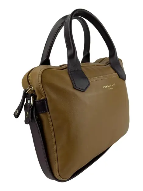 Bolsa Tote Longchamp Couro Caramelo