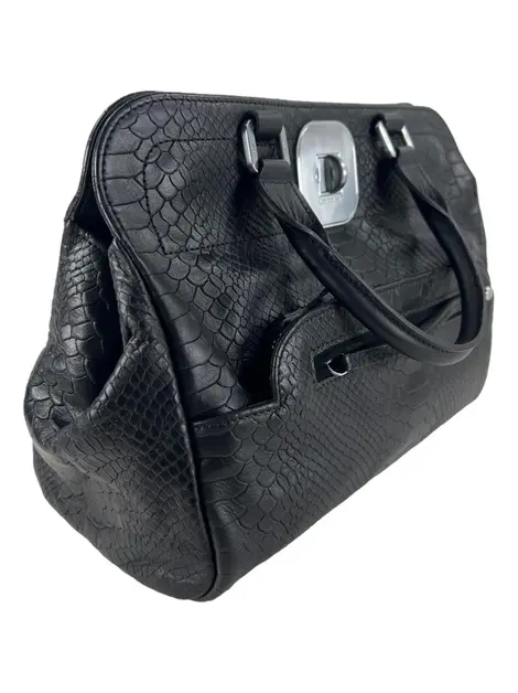 Bolsa Tote Longchamp Gabby Embossed Preto