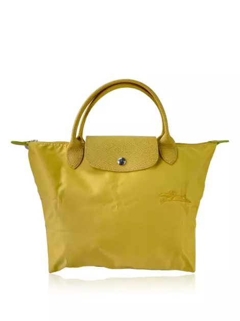 Bolsa Tote Longchamp Le Pliage Amarela