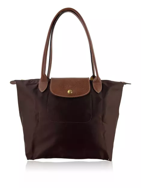 Bolsa Tote Longchamp Le Pliage Marrom