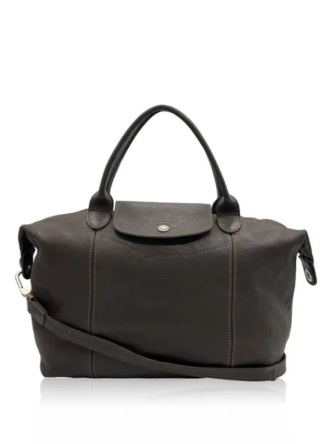 Bolsa Tote Longchamp Le Pliage Marrom