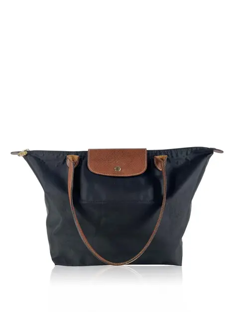 Bolsa Tote Longchamp Le Pliage Preta