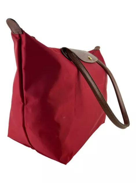 Bolsa Tote Longchamp Le Pliage Vermelha