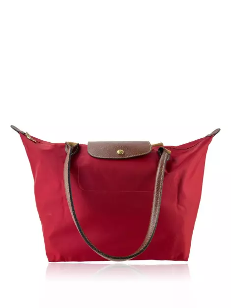 Bolsa Tote Longchamp Le Pliage Vermelha
