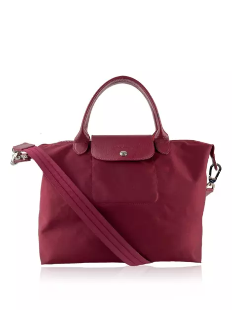 Bolsa Tote Longchamp Le Pliage Vermelha