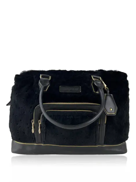 Bolsa Tote Longchamp Limited Edition Legend Fur Preta