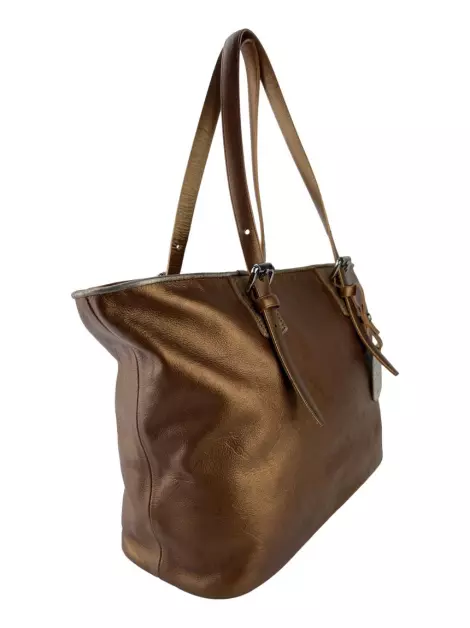 Bolsa Tote Longchamp LM Shopping Bronze