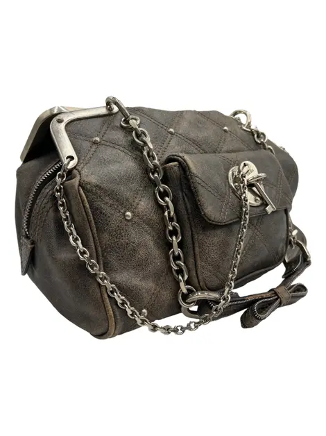 Bolsa Tote Luella Quilted Marrom