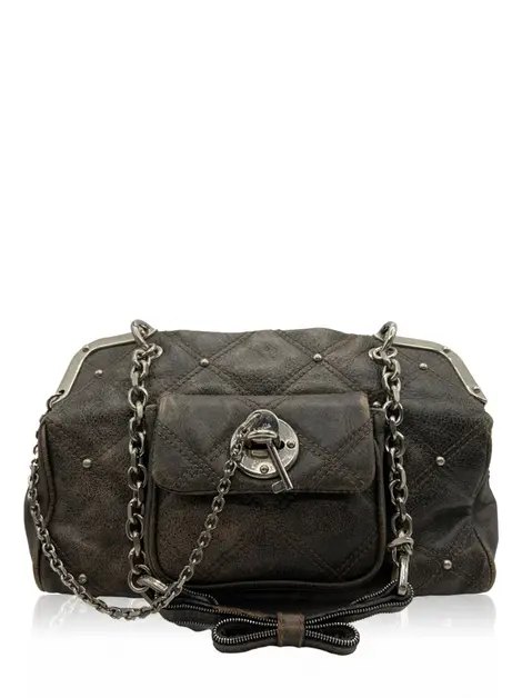 Bolsa Tote Luella Quilted Marrom