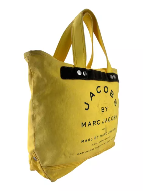 Bolsa Tote Marc By Marc Jacobs Canvas Amarela