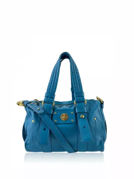 Bolsa Tote Marc By Marc Jacobs Totally Turnlock Shine Azul