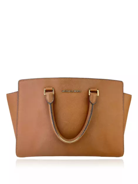 Bolsa Tote Michael Michael Kors Couro Bege