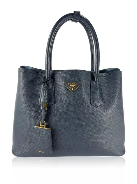 Bolsa Tote Prada Double Azul
