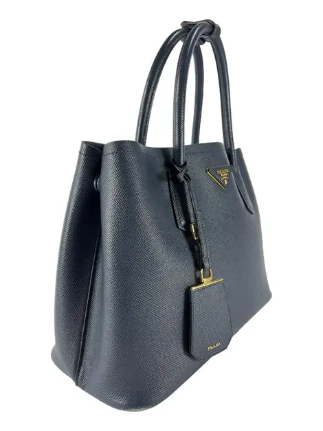 Bolsa Tote Prada Double Azul