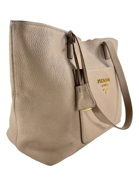 Bolsa Tote Prada Pocket Shopping Bege