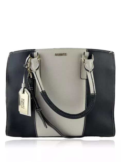 Bolsa Tote Schutz Couro Bicolor