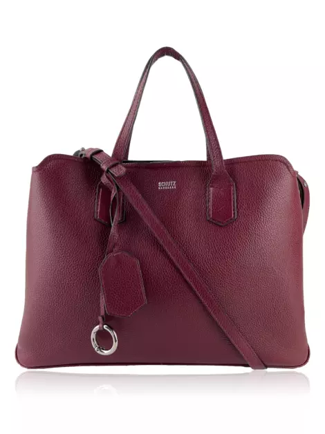 Bolsa Tote Schutz Couro Vinho