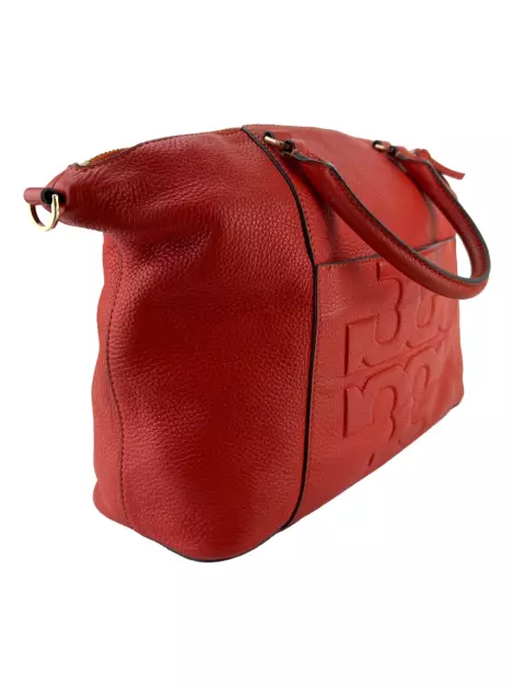 Bolsa Tote Tory Burch Couro Laranja