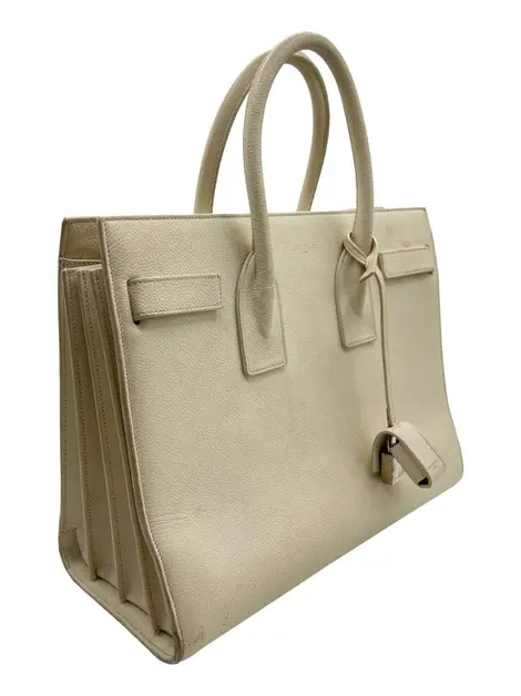 Bolsa Tote Yves Saint Laurent Sac De Jour Branca