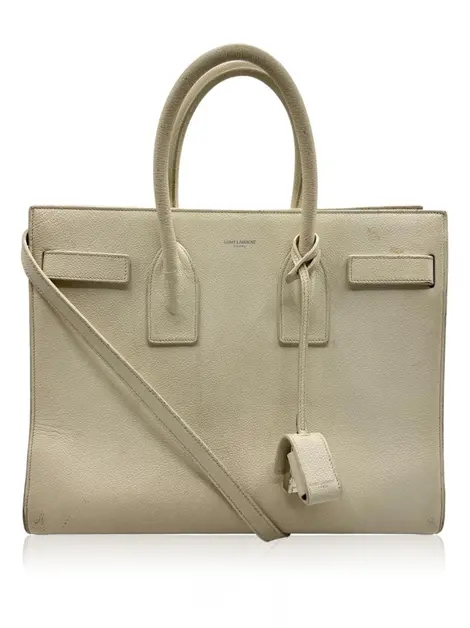 Bolsa Tote Yves Saint Laurent Sac De Jour Branca
