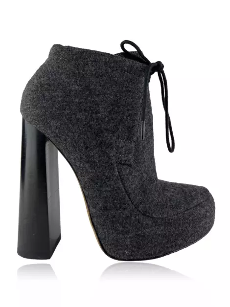 Bota Alexander Wang Constance Cinza
