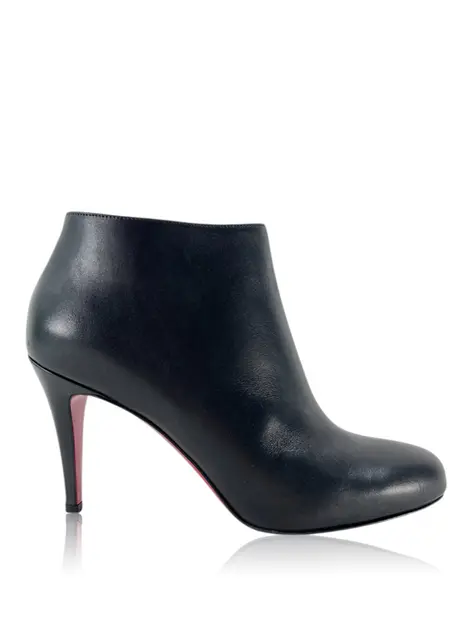 Bota Christian Louboutin Couro Preto