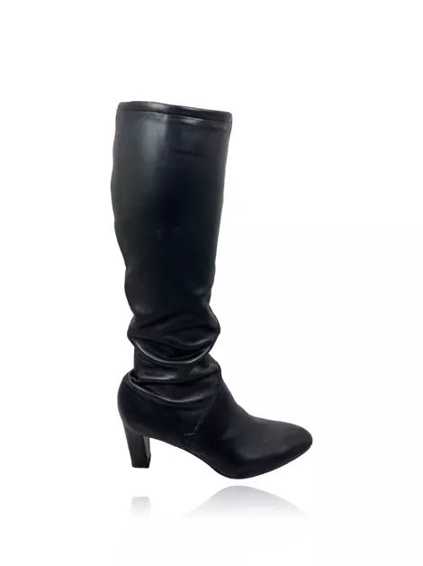 Bota Cole Haan Couro Preto