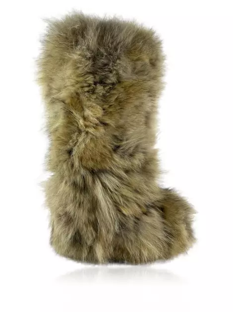 Bota D&G Faux Fur Bege